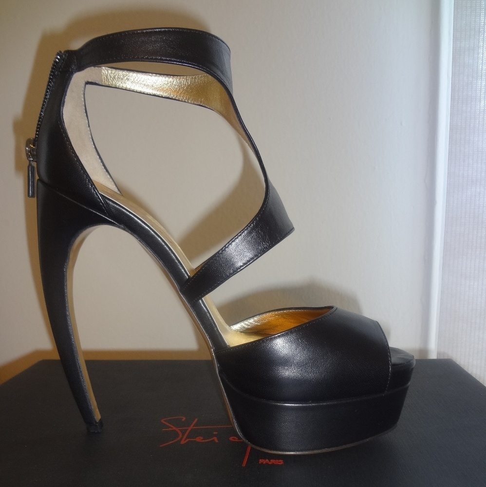 Walter Steiger platform sandals shoes unicorn heel